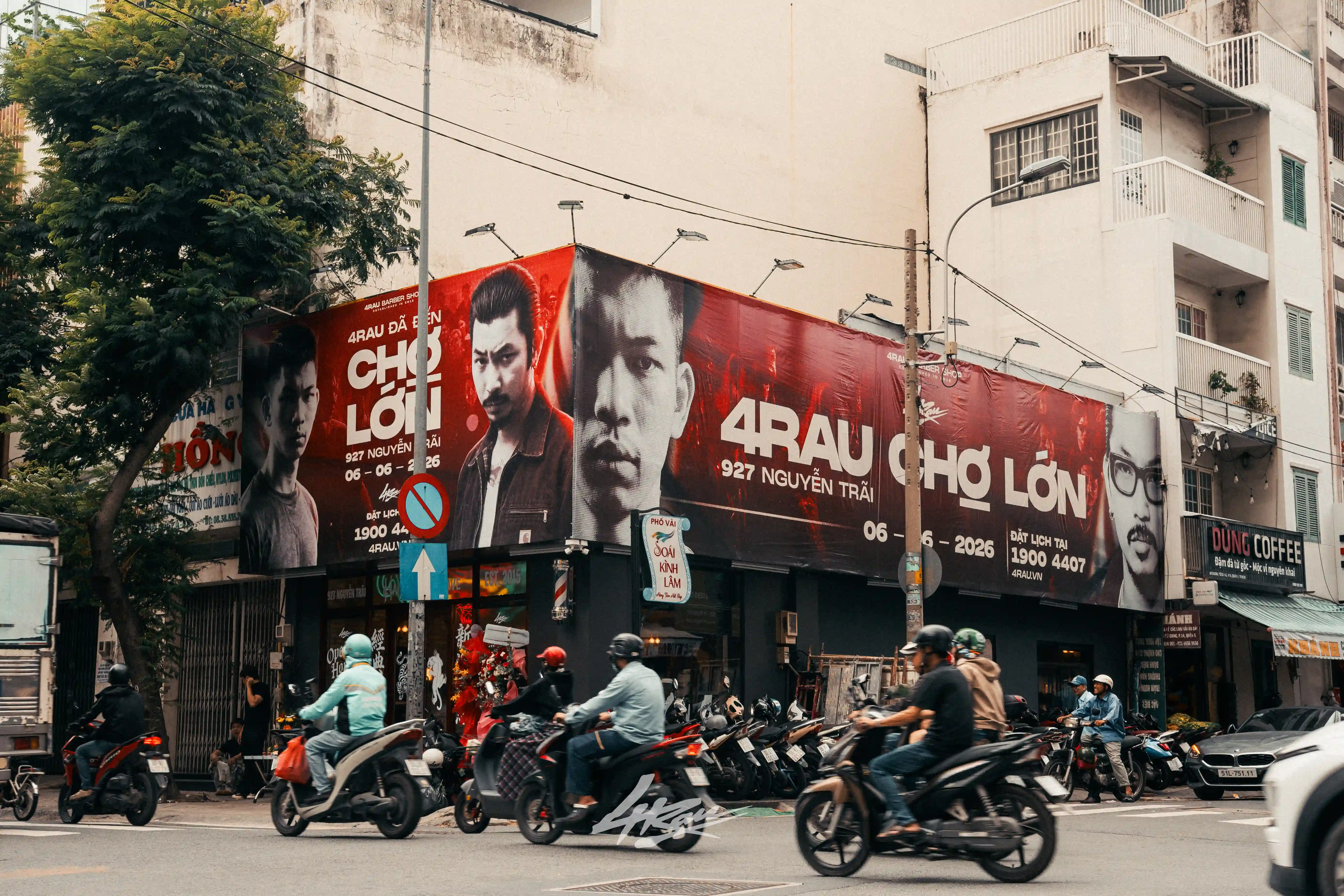 Không gian 4RAU Barber Cutclub Nguyễn Trãi Chợ Lớn
