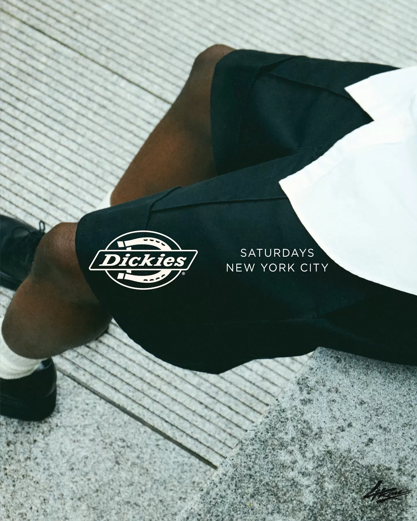 Saturdays NYC x Dickies Japan SS2025 pleated shorts