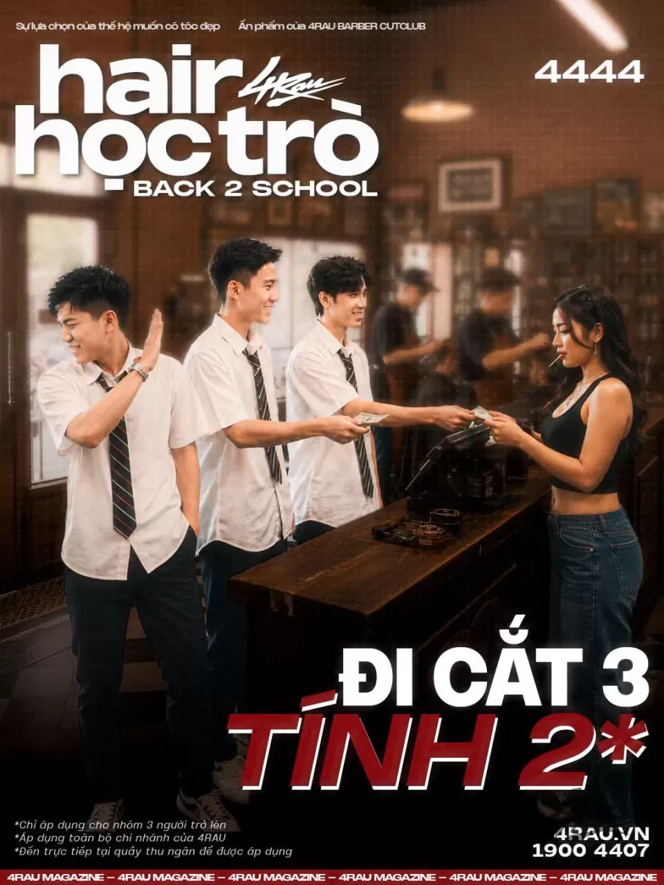 Chương trình Đi Cắt 3 Tính Tiền 2 tháng 8/2026 tại 4RAU