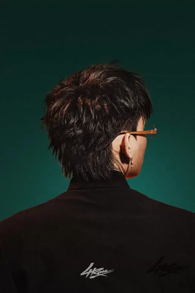 Texture Crop Mullet - mẫu 4