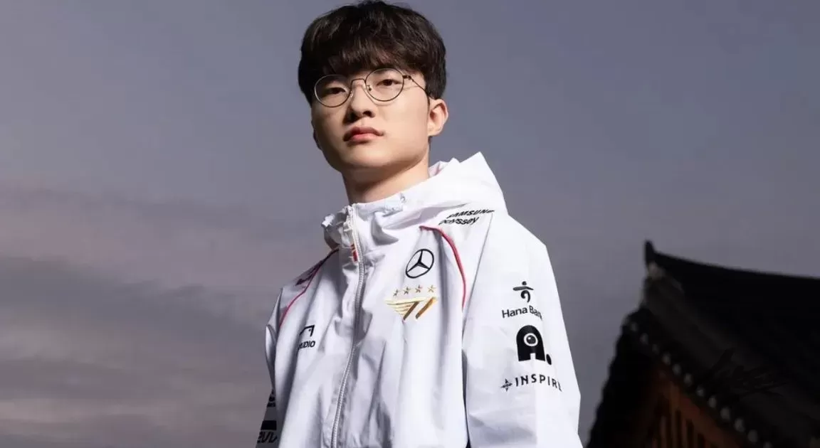 Faker với kiểu tóc Short Korean Cut mùa giải 2026