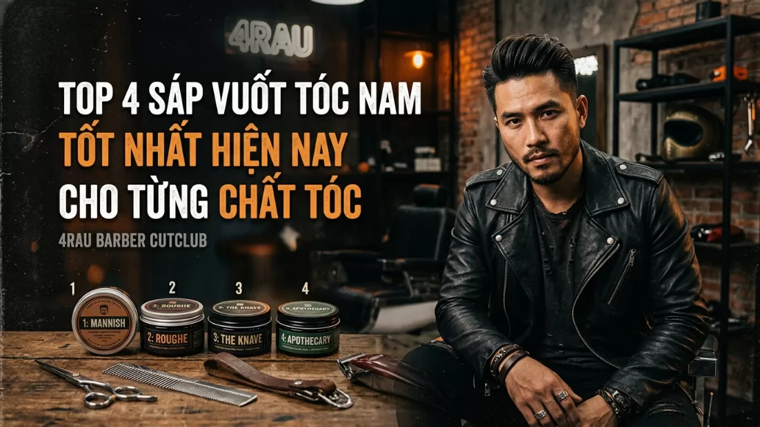 Top 4 Sáp Vuốt Tóc Nam Tốt Nhất Hiện Nay Cho Từng Chất Tóc