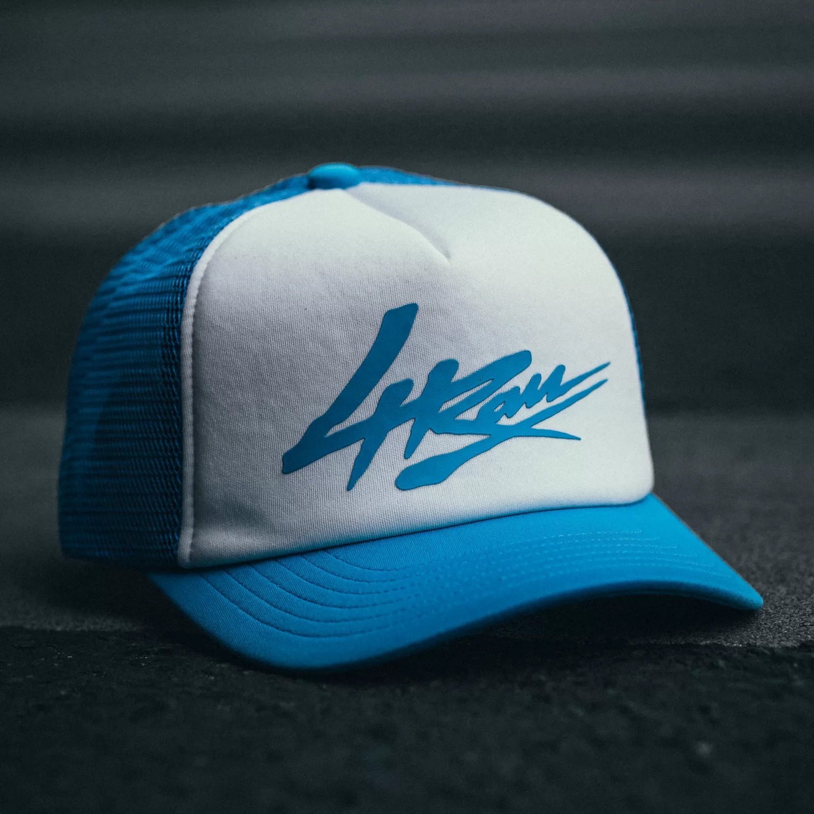 4RAU BABY BLUE TRUCKER HAT SS2 - 4