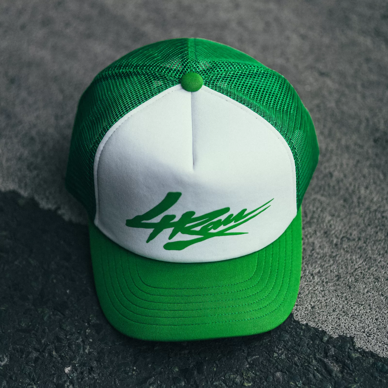 4RAU GREEN TRUCKER HAT SS2 - 3