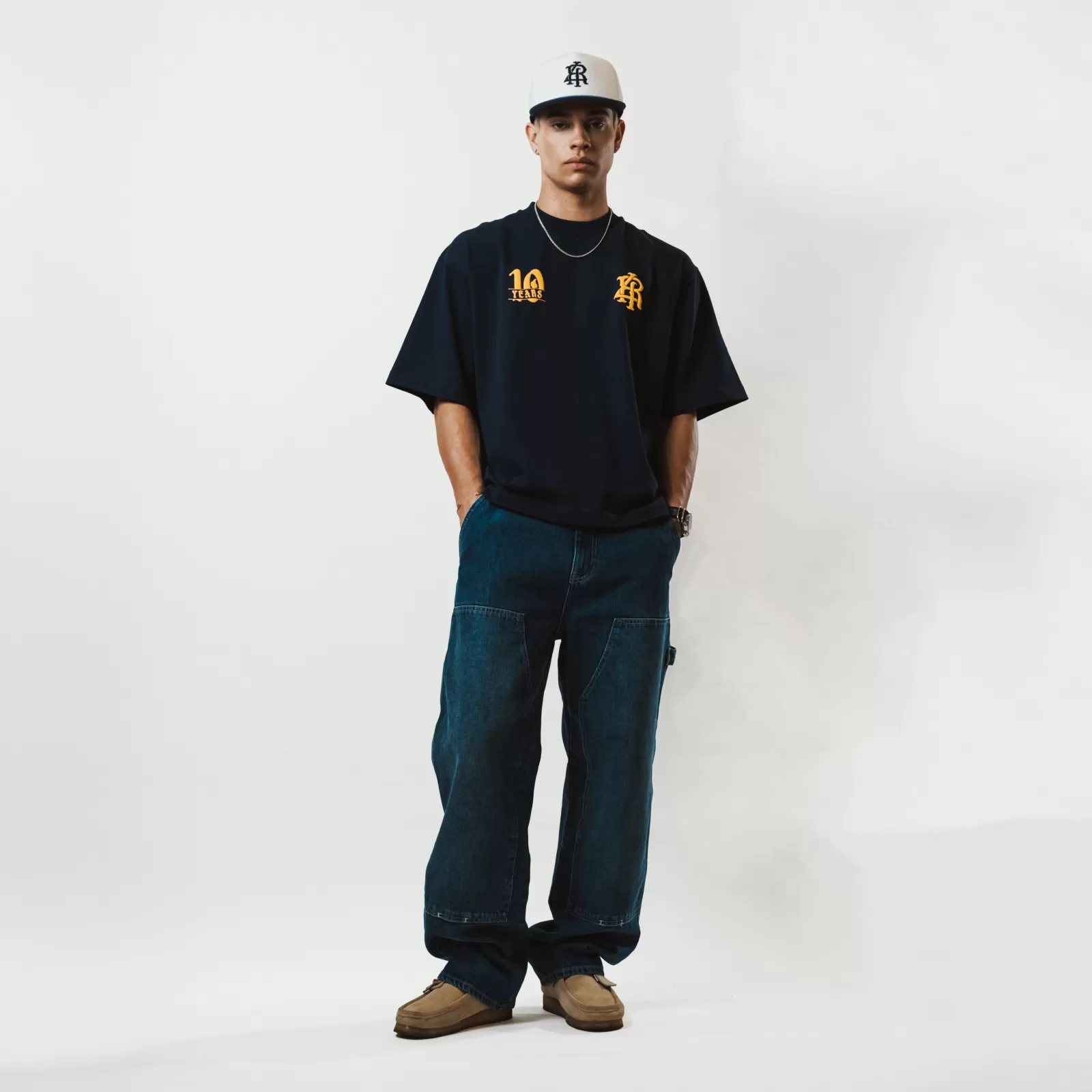 10TH YEARS BOX T-SHIRT (NAVY) - 3