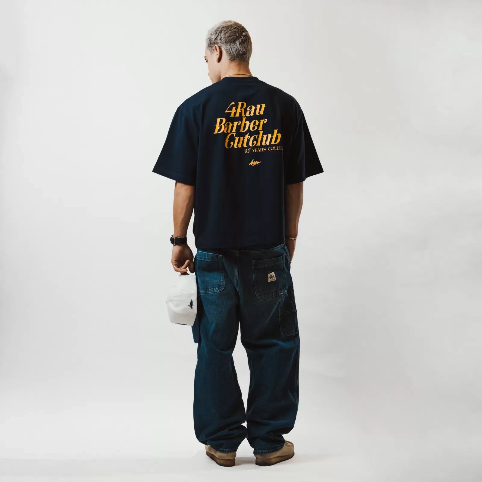 10TH YEARS BOX T-SHIRT (NAVY) - 4