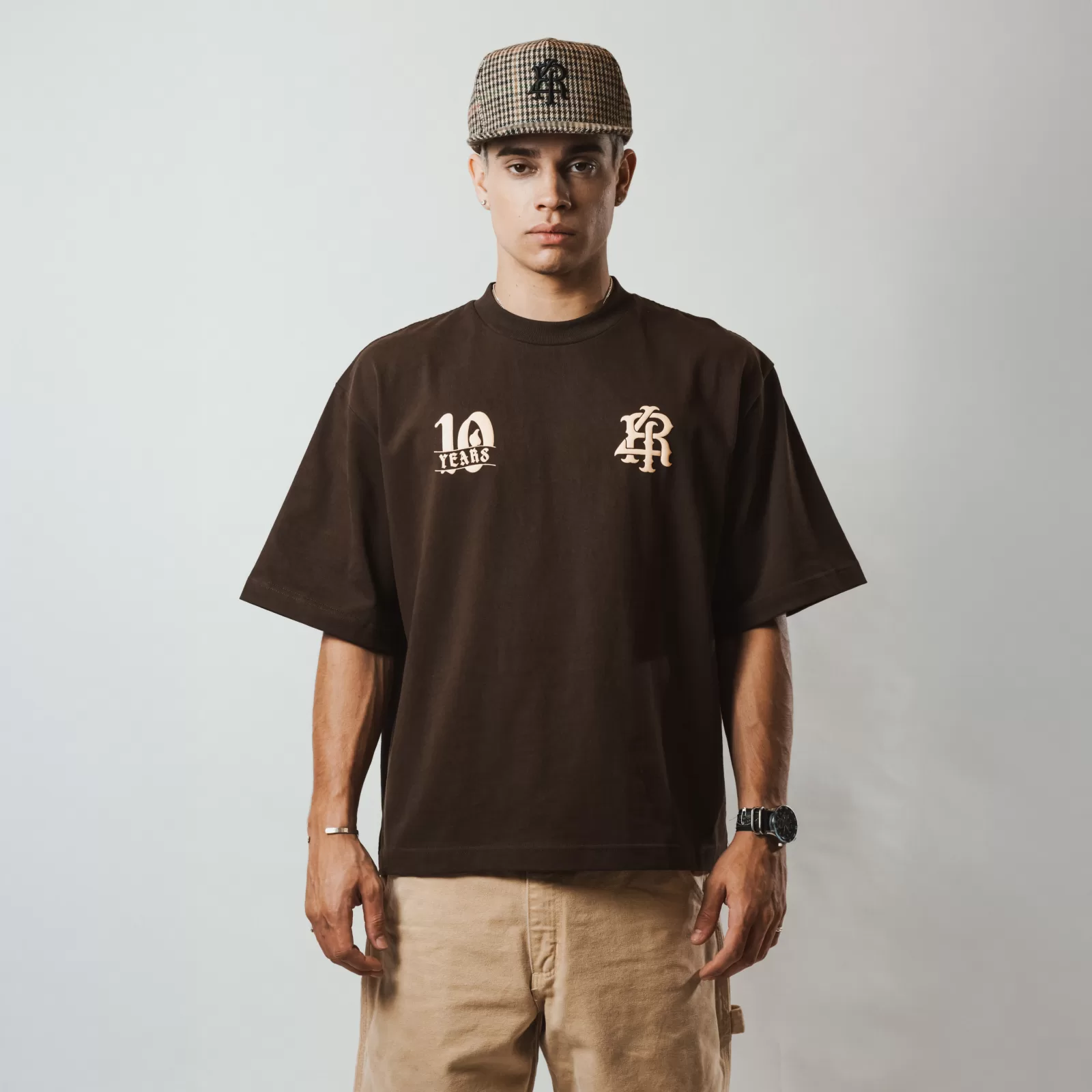 10TH YEARS BOX T-SHIRT (MOCHA) - 3