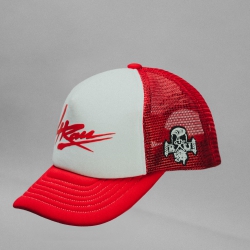 4RAU RED TRUCKER HAT